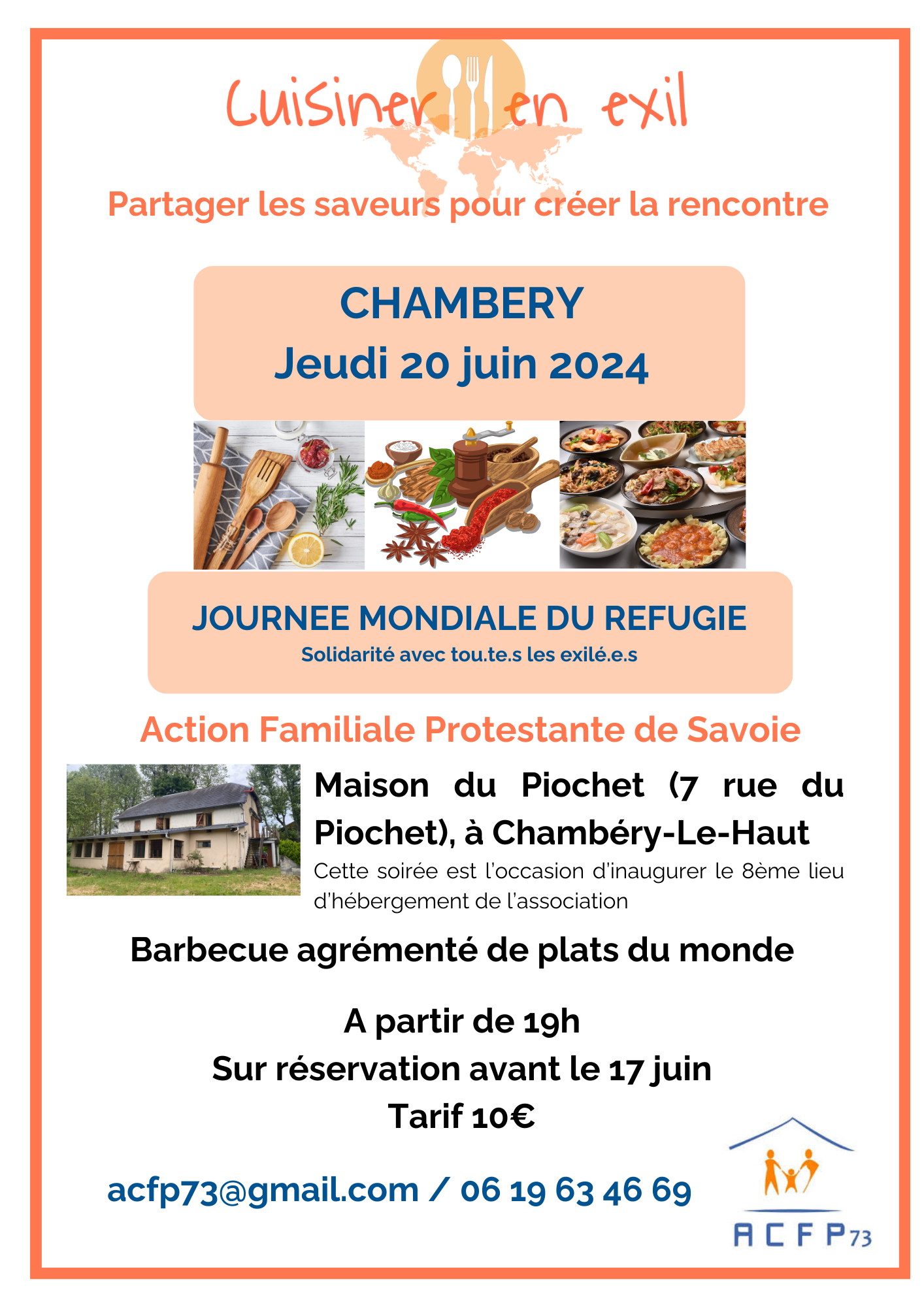 Rendez-vous à Chambéry le 15 juin