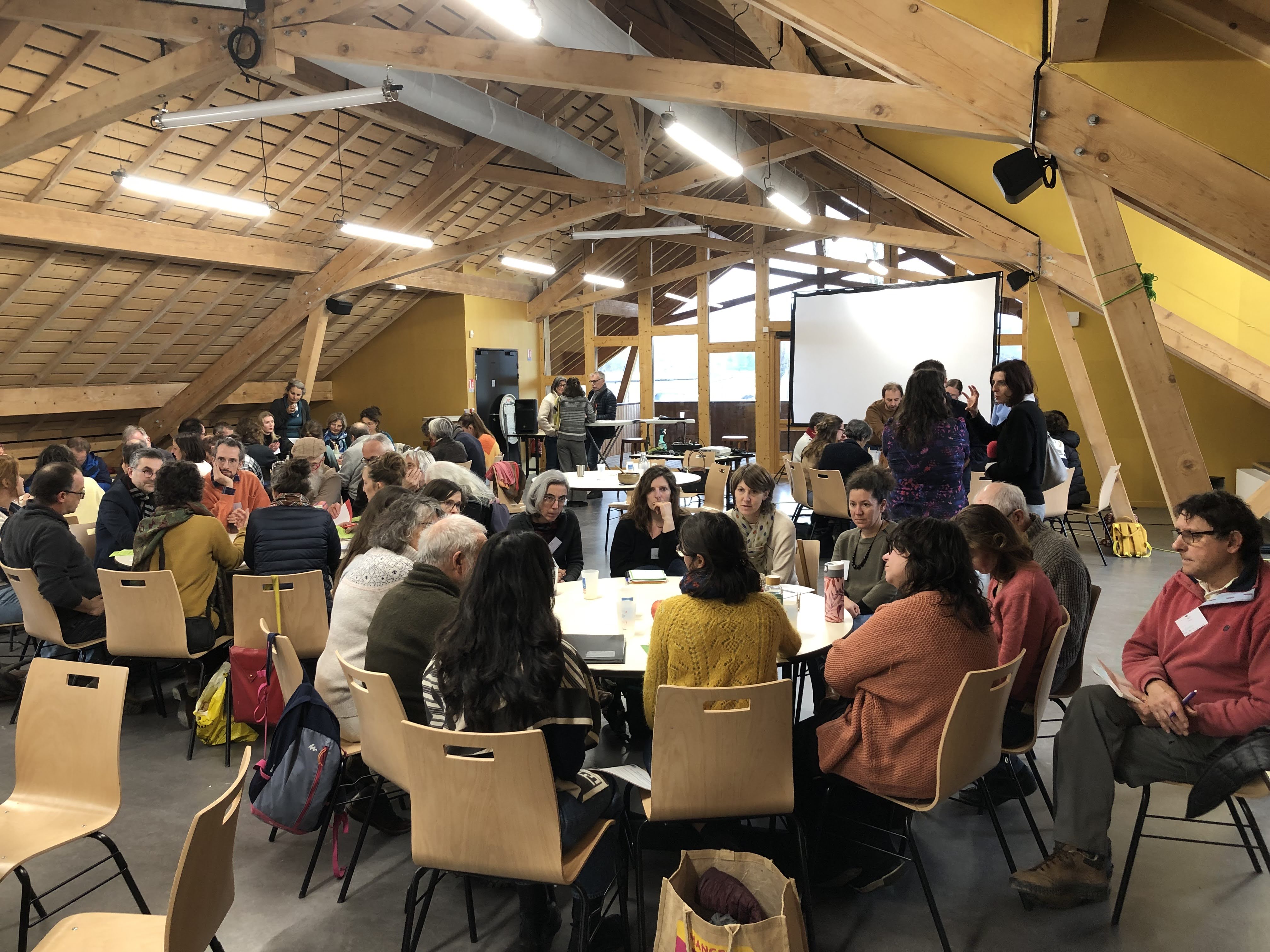 Rencontre des acteurs à Apremont