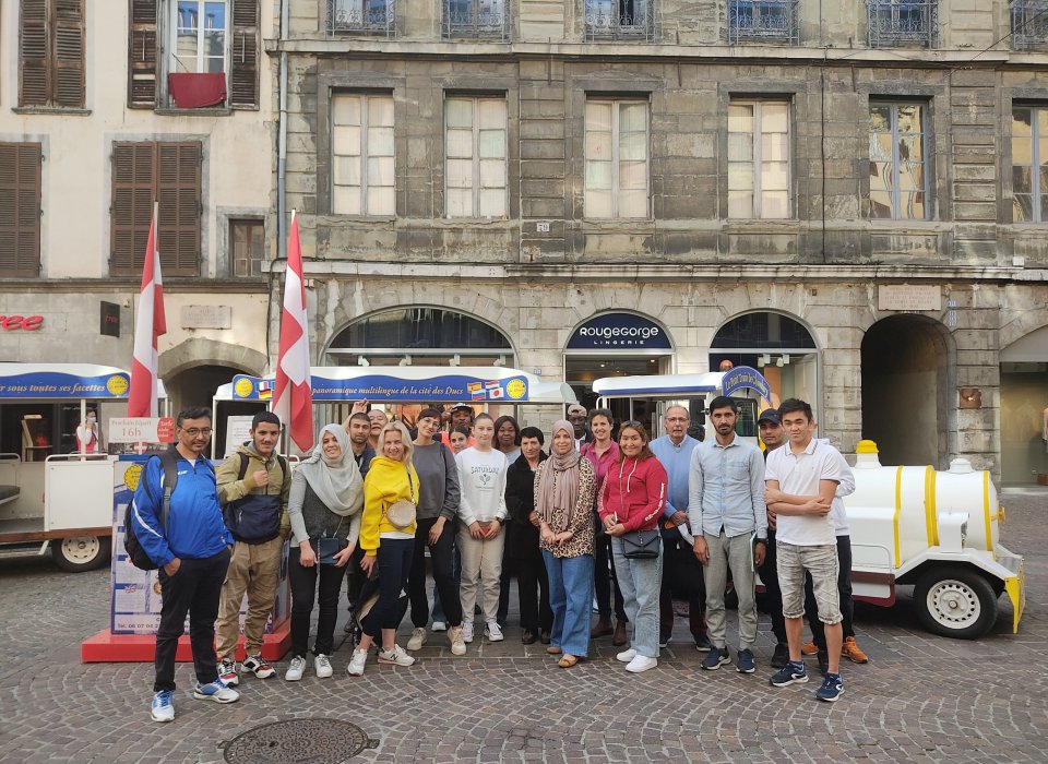 Les apprenants au français de Chambéry à la découverte de la ville