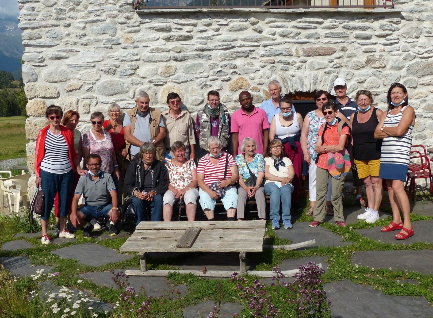 Groupe de Modane en sortie estivale à Bramans