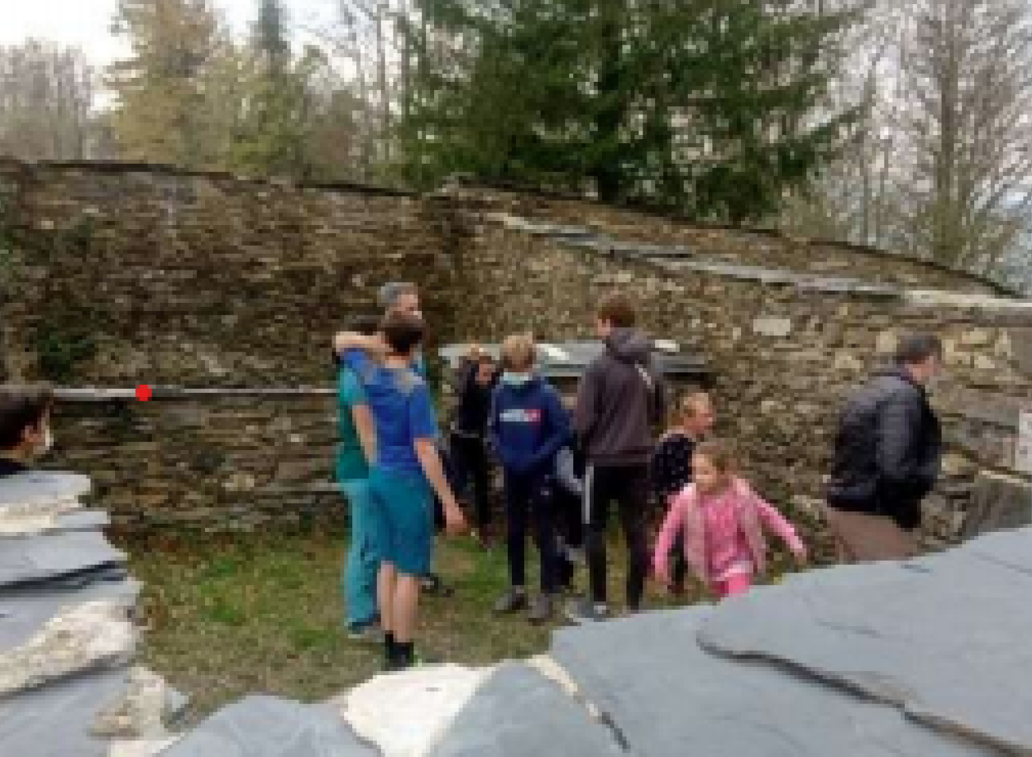 Visite pendant une sortie conviviale et culturelle